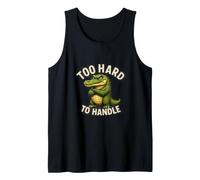 Too Hard To Handle Cocodrilo Cocodrilo Diseño Divertido Camiseta sin Mangas