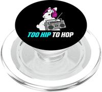 Too Hip To Hop Conejo de Pascua Conejo Primavera Hip Hop Bailarina PopSockets PopGrip para MagSafe