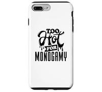 Too Hot for Monogamy, Polyamory Pride, Polyamorous Throuple Carcasa para iPhone 7 Plus/8 Plus