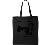 Too Many Assholes not Enough Bullets - Bolsa de algodón ecológico natural, color negro, Black, Talla única