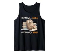 Too many pages, not enough paws Camiseta sin Mangas
