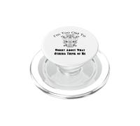 Too Old To Worry What Others Think Funny Retro Cita PopSockets PopGrip para MagSafe