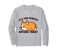 Too Peopley Outside Dog Manga Larga