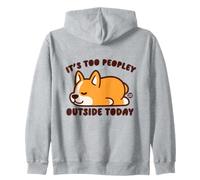 Too Peopley Outside Dog Sudadera con Capucha