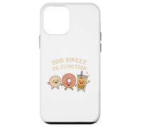 Too Sweet To Function Kawaii Donut Boba y Mochi Food Carcasa para iPhone 12 Mini