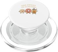 Too Sweet To Function Kawaii Donut Boba y Mochi Food PopSockets PopGrip para MagSafe