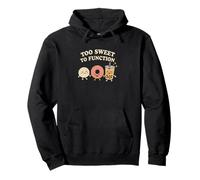 Too Sweet To Function Kawaii Donut Boba y Mochi Food Sudadera con Capucha