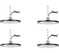 toobettp 4pcs 200W Naves Industriales LED, UFO LED Lámpara de Alta Bahía 20000LM 6500K Foco Industrial, Iluminacion Impermeable IP65 para Patio, Garaje, Fábrica, Taller