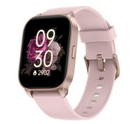 TOOBUR Reloj Inteligente Mujer, Smartwatch Alexa Incorporada IP68 Sumergible con Llamada/Seguimiento del Frecuencia Cardíaca/Sueño/100 Deportes Compatible Android iOS, Rosa Claro