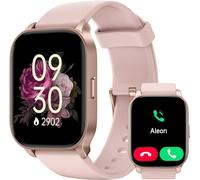 TOOBUR Reloj Inteligente Mujer, Smartwatch Alexa Incorporada IP68 Sumergible con Llamada/Seguimiento del Frecuencia Cardíaca/Sueño/100 Deportes Compatible Android iOS