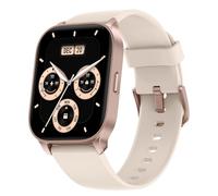 TOOBUR Reloj Inteligente para Mujer, Responde/Hace Llamadas, Fitness Tracker con Ritmo Cardíaco/Sueño/100 Deportes/Pedómetro Impermeable IP68, Smartwatch Compatible Android iOS, Marfil