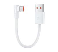 toocki Cable USB C UAB A, 0,25 M 6A Cabo cargador Tipo C 90 Grados Carga Rapida Compatible con Samsung Galaxy, Huawei Mate 60 Pro/Pro+ / Mate 50, Honor 70 Pro/Pro+ / 70/60, Xiaomi 14/14 Pro