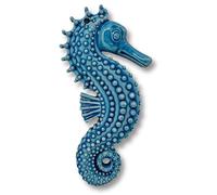 Toocook Animales marinos de cerámica esmaltada para decoración mural y decoración del hogar, hechos artesanalmente, idea regalo Made in Italy (Caballito de mar)