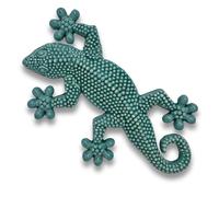 Toocook Animales marinos de cerámica natural o esmaltada para decoración mural y decoración del hogar, hechos artesanalmente, idea regalo Made in Italy (gecko acqua marina)