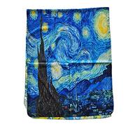 Toocool Bufanda Estola Unisex Klimt Van Gogh Frida Monet Pañuelo Cuadros Famosos 70x180cm Mantón Obras de Arte Satén YH [Talla única, Yh-100 Cielo Estrellado]