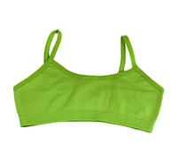 Toocool Sujetador Deportivo Niña, Sujetador de Microfibra con Aros para Niña, Ropa Interior Básica, Ropa Niña Sujetador de Deporte LO-TB0003 [8-10 años, Verde]