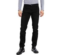 Toocool - Vaqueros de Corte Regular para Hombre, Pantalones Hombres de Algodón, Vaqueros de Cintura Media, Jeans Tejanos Hombre LE-2487 [42, 2485 Negro]