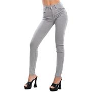 Toocool Vaqueros Mujer Pantalones Skinny Slim Elásticos Ajustados VI-8006, gris luminoso (ral 7035), L