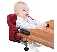 Toogel Trona de asiento con gancho para bebés y niños pequeños de 6 a 36 meses, silla de mesa portátil y plegable para el hogar y viajes, silla de alimentación de bebé, configuración en segundos