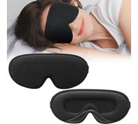 TOOINKCV Antifaz para Dormir Mujeres Hombres, 3D Antifaz Dormir 100% Opaco, Tapa Ojos para Dormir Máscara para Dormir, Antifaz Seda para Tomar una Siesta Meditar Trabajo Avión Sleeping Mask