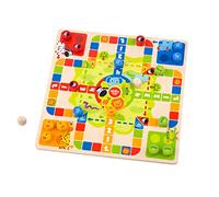 Tooky Toy: 2 en 1 Quién ríe al último, Serpientes y escaleras - juego de mesa