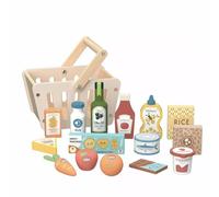 Tooky Toy: Juego de alimentos de madera