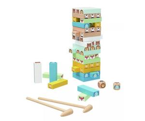 Tooky Toy: Juego de construcción de habilidad con animales de madera