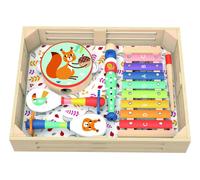 Tooky Toy- Juego de Instrumentos Musicales - Bosque, Multicolor (921 TY957)