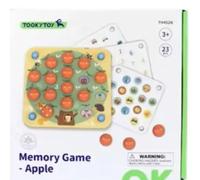Tooky Toy: Juego de memoria de manzano con fichas intercambiables