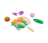 Tooky Toy Juguetes Vegetales de Madera - educativos| Fabricados con madera sostenible mezclada FSC - a partir de 3 anos | Juguetes Montessori