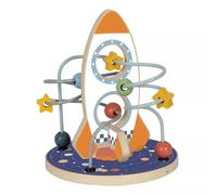 Tooky Toy: Pista de bolas de cohete de madera