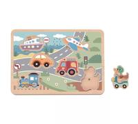 Tooky Toy: Rompecabezas con efectos de sonido - Vehículos