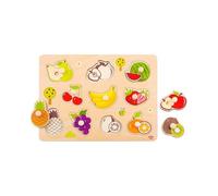 Tooky Toy- Rompecabezas de Frutas de Madera 11pce, Color Rosso (abgee 921 TY854-Abg)