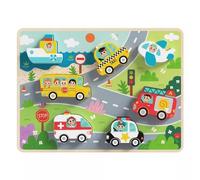 Tooky Toy: Rompecabezas de madera fácil de agarrar - Viaje