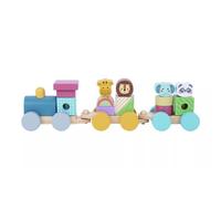 Tooky Toy: Tren de madera para montar - Animales