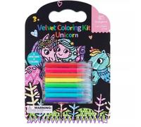 Tookyland: juego de colorear de terciopelo, 6 piezas - unicornio