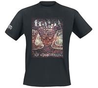 Tool 10,000 Days Hombre Camiseta Negro XL 100% algodón Vorne Bedruckt Regular