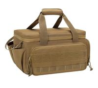 Tool Bag, Tool Pouch, Heavy-Duty Nylon Fabric with Zipper Storage for Repairman, Welding, Construction, Outdoors, Electrician, Camping Use, Brown, 1 Piece 14.4x8.5x8.1 Inches 615g