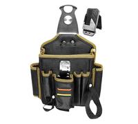 Tool Bag Waist Pack - 6.5x2.76x8.27 Inches Carpenter Tool Waist | Multi Pocket Technician Tools Organizer Pouch | Large Capacity Lightweight Utility Bag for Hair Workers Roofers Family Friends
