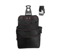Tool Belt, 3-Layer Waterproof Oxford Pack, Heavy-Duty Fanny Holder, Pouches Organizer, for Electrician, Construction, Carpenter, Garden, Mechanic, Motorcycle, Travel, Christmas