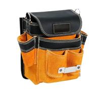 Tool Belt Bag - Waterproof Waist Holder | Work Organizer with Shoulder Strap, Construction Pouch with Multiple Compartments for Men, Maintenance Repair Professional Garden Accessory for Home Projects