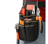 Tool Belt, Carpenter Work Toolbelt with Multiple Pockets, 10.24x5.51x1.57 inches Waterproof Compact Design, Ideal for Electricians, Mechanics, Plumbers, Gardening and Outdoor Tasks, Small Size