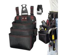 Tool Belt - de tela Oxford resistente al agua, de trabajo, impermeable Oxford Fanny Pack para electrician Construction Work Carpenter Garden, Mechanic, Motorcycle, Travel, Christmas