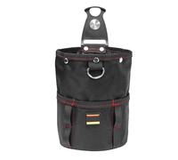 Tool Belt Pouch, Oxford Cloth Woodworking Utility Carrier with Belt Clip, Compact Waist Organizer Bag for Tape Measures, Drills, Hammer, Pliers, Nails, Screws, Construction, Workshop, Electrician