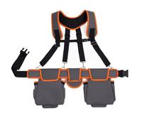 Tool Belt - Quick Release Suspenders Pocket System, Carpentry Plumbing Construction Framing Roofing Gardening Work Belt| General Contractor, Home Renovation Project, Remodeling Crew, Deck Building