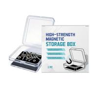 Tool Box Organizer - Heavy Duty Dustproof Magnetic Tool Storage Box | Socket Holder for Screws Nuts Washers Pins Hardware Parts | Portable Garage Home Workshop Drill Bit Bolt Organizer Case for Men