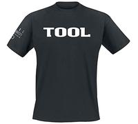Tool Classic Logo Hombre Camiseta Negro XL, 100% algodón, Regular