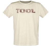 TOOL Double Image Hombre Camiseta Beige 100% algodón Regular