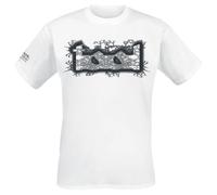 Tool Double Image Hombre Camiseta Blanco XXL 100% algodón Regular