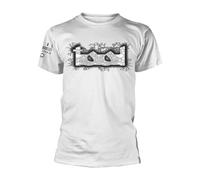 TOOL - DOUBLE IMAGE WHITE T-Shirt, Front & Back Print Medium